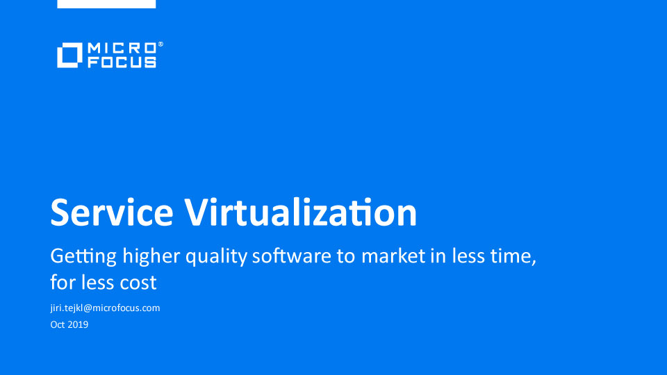 Service Virtualization
